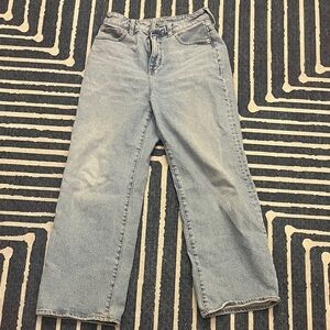 J. Crew Light Blue High Rise Curvy Slim Wide Jeans